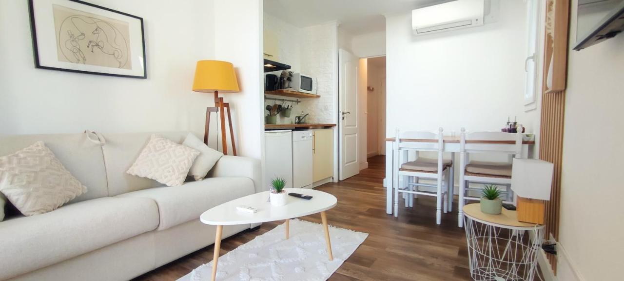 Chez Adriana Studio Vue Mer Avec Piscine 그리모 외부 사진