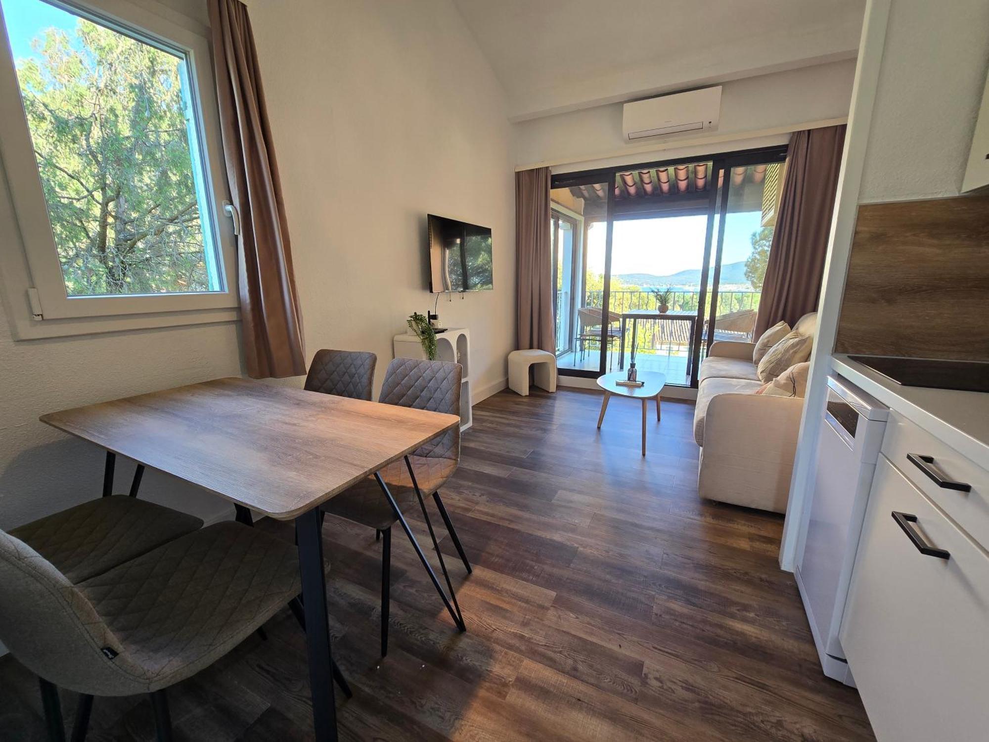 Chez Adriana Studio Vue Mer Avec Piscine 그리모 외부 사진