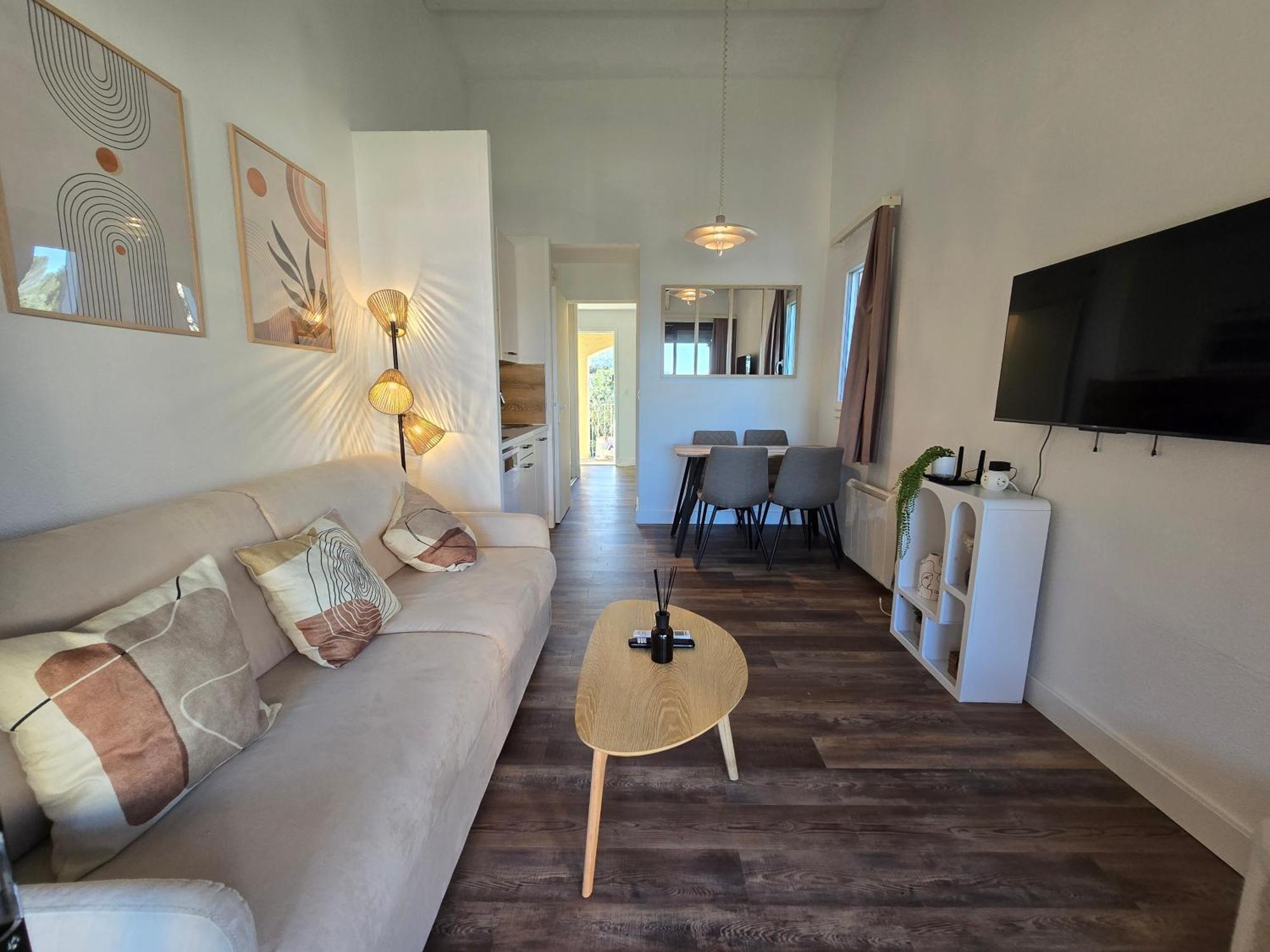 Chez Adriana Studio Vue Mer Avec Piscine 그리모 외부 사진